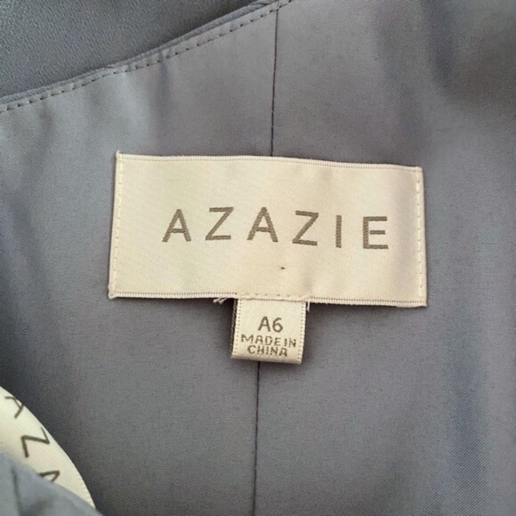 Azazie Carly Dress Dusty Blue 6 - Picture 9 of 17